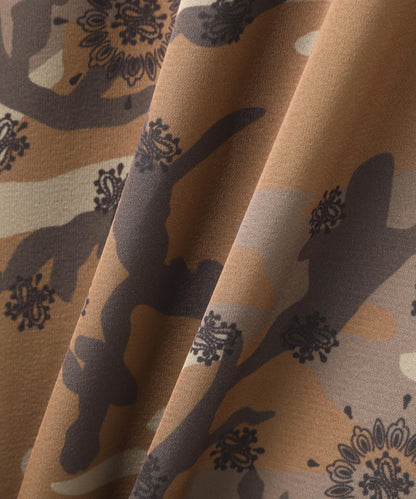 CAMO×BANDANA PRINT ONEPIECE/ 迷彩×頭巾印花連衣裙