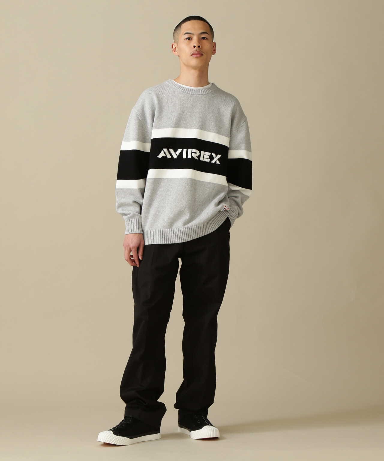 PANELLED BORDER LOGO KNIT / 面板邊框標誌針織衫