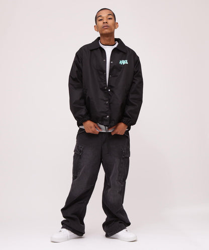 《直營店限定》TAGGING DESIGN COACH JACKET / 標籤設計教練夾克