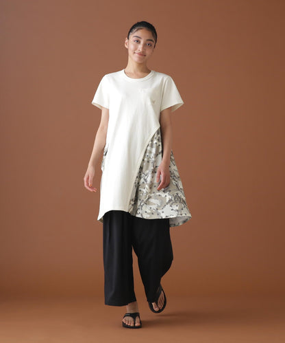 CAMO×BANDANA PRINT ONEPIECE/ 迷彩×頭巾印花連衣裙