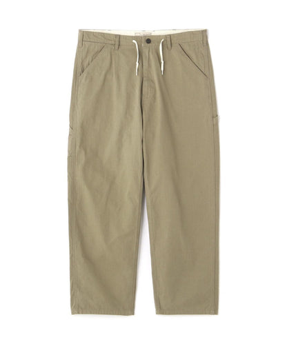 《&DEPOT限定》人字斜紋寬鬆工裝褲 / HERRINGBONE EASY PAINTER PANTS