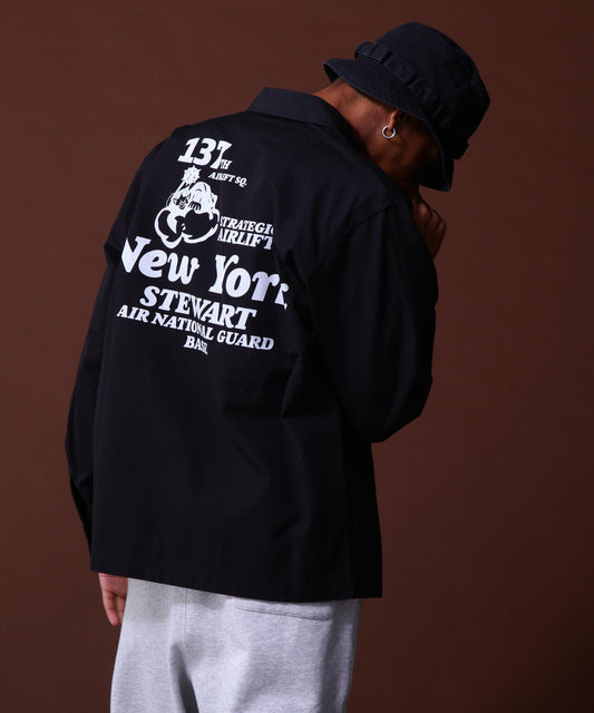 《COLLECTION》UTILITY SHIRT AIR NATIONAL GUARD / 實用襯衫 空軍國民警衛隊 / ユーテ