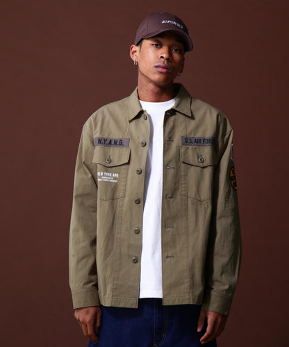 《COLLECTION》UTILITY SHIRT AIR NATIONAL GUARD / 實用襯衫 空軍國民警衛隊 / ユーテ