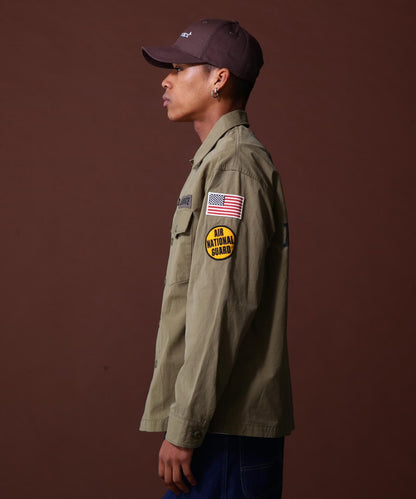 《COLLECTION》UTILITY SHIRT AIR NATIONAL GUARD / 實用襯衫 空軍國民警衛隊 / ユーテ