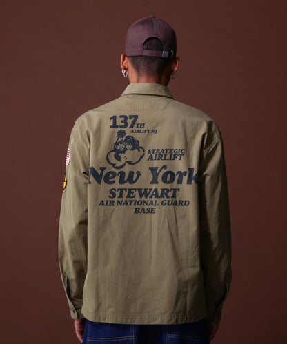 《COLLECTION》UTILITY SHIRT AIR NATIONAL GUARD / 實用襯衫 空軍國民警衛隊 / ユーテ