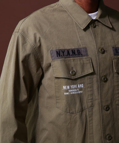 《COLLECTION》UTILITY SHIRT AIR NATIONAL GUARD / 實用襯衫 空軍國民警衛隊 / ユーテ