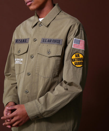 《COLLECTION》UTILITY SHIRT AIR NATIONAL GUARD / 實用襯衫 空軍國民警衛隊 / ユーテ