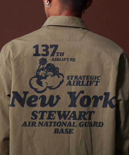 《COLLECTION》UTILITY SHIRT AIR NATIONAL GUARD / 實用襯衫 空軍國民警衛隊 / ユーテ