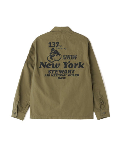 《COLLECTION》UTILITY SHIRT AIR NATIONAL GUARD / 實用襯衫 空軍國民警衛隊 / ユーテ