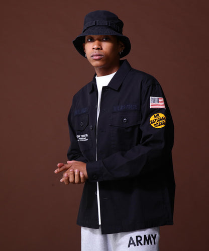 《COLLECTION》UTILITY SHIRT AIR NATIONAL GUARD / 實用襯衫 空軍國民警衛隊 / ユーテ