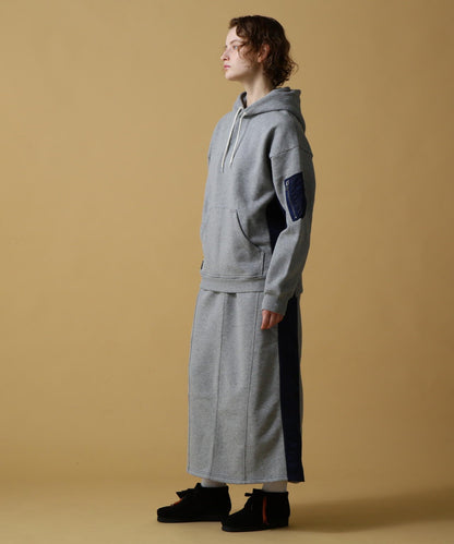 《&DEPOT限定》衛衣拼接長裙/ SWEAT COMBI LONG SKIRT
