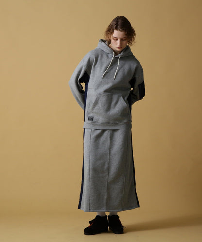 《&DEPOT限定》衛衣拼接長裙/ SWEAT COMBI LONG SKIRT