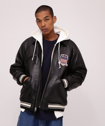 《AVIREX × XLARGE》SIGNATURE VARSITY JACKET / 簽名款棒球夾克