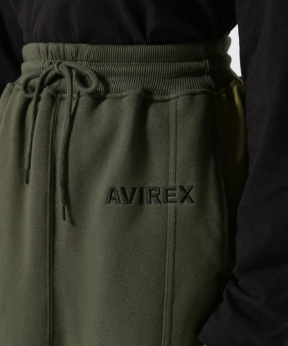 《&DEPOT限定》衛衣拼接長裙/ SWEAT COMBI LONG SKIRT