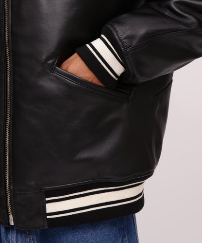 《AVIREX × XLARGE》SIGNATURE VARSITY JACKET / 簽名款棒球夾克