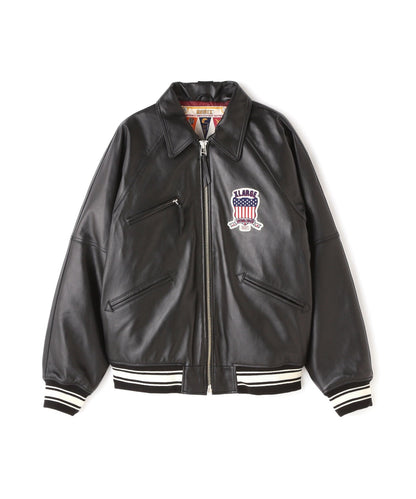 《AVIREX × XLARGE》SIGNATURE VARSITY JACKET / 簽名款棒球夾克