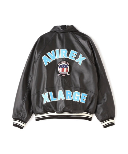 《AVIREX × XLARGE》SIGNATURE VARSITY JACKET / 簽名款棒球夾克
