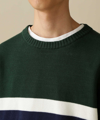PANELLED BORDER LOGO KNIT / 面板邊框標誌針織衫