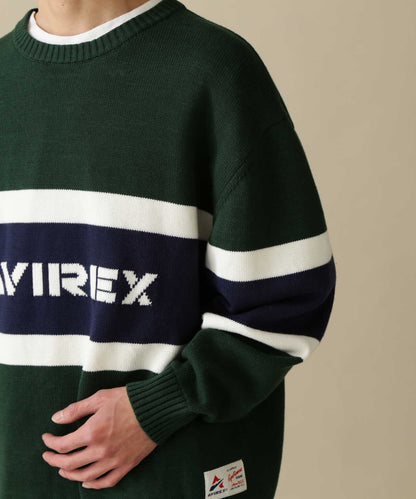 PANELLED BORDER LOGO KNIT / 面板邊框標誌針織衫
