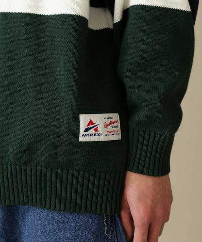 PANELLED BORDER LOGO KNIT / 面板邊框標誌針織衫