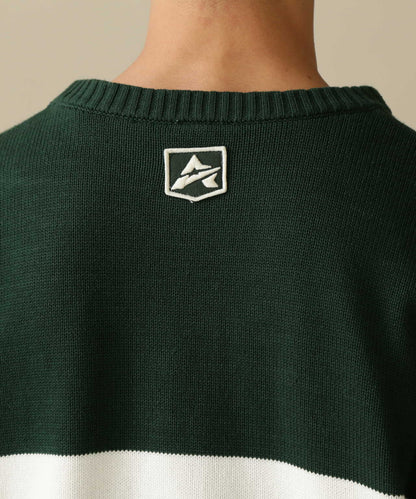 PANELLED BORDER LOGO KNIT / 面板邊框標誌針織衫
