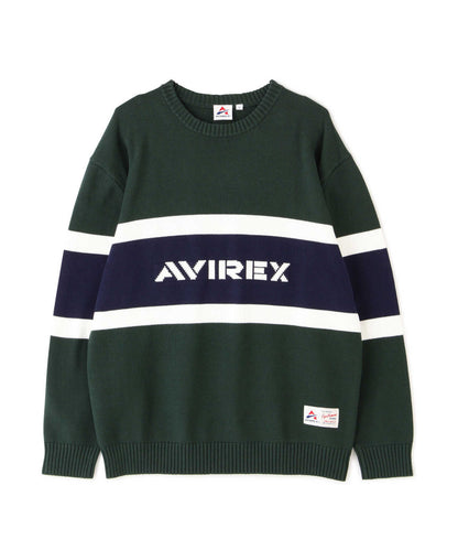 PANELLED BORDER LOGO KNIT / 面板邊框標誌針織衫