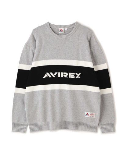 PANELLED BORDER LOGO KNIT / 面板邊框標誌針織衫