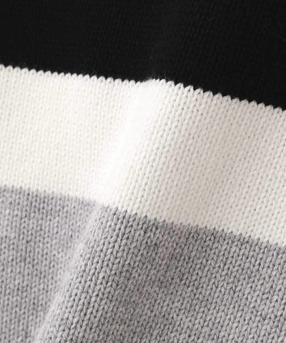 PANELLED BORDER LOGO KNIT / 面板邊框標誌針織衫