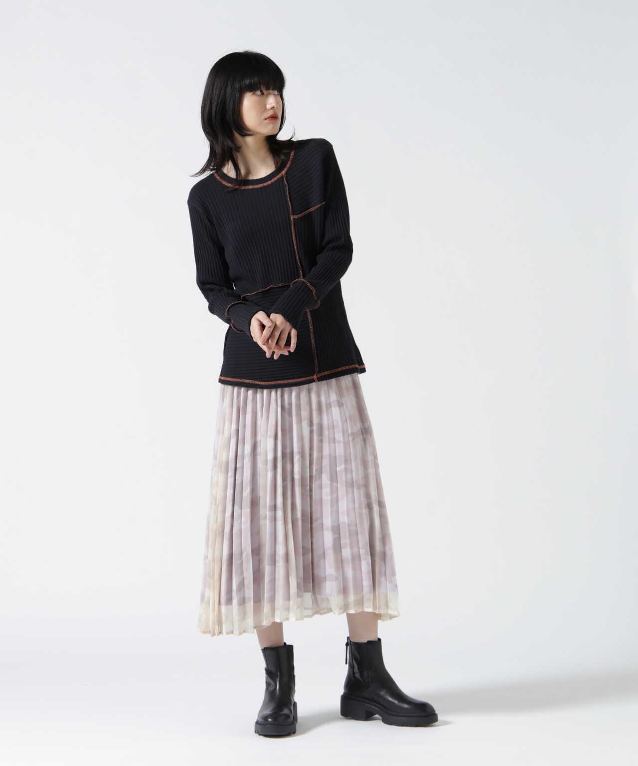 《直營店限定》RANDOM RIB MILITARY TOPS/ 隨機肋骨軍裝上衣