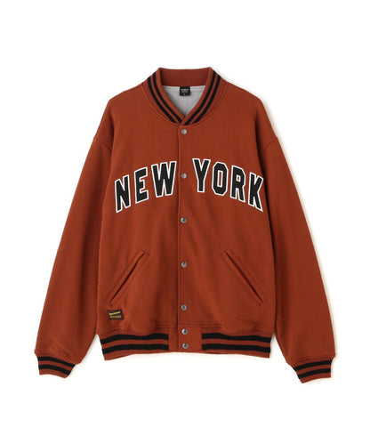 【＆DEPOT限定】SWEAT STADIUM JACKET 'AVIREX NYC' / 棉質體育場夾克 'AVIREX NYC' / スウェット スタジアム ジャケット