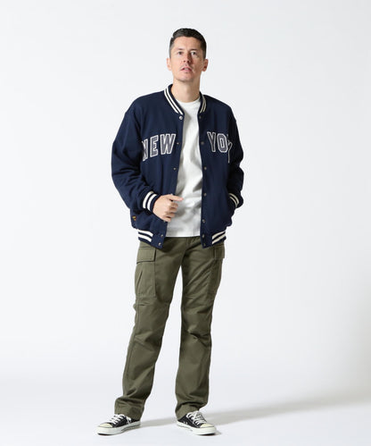 【＆DEPOT限定】SWEAT STADIUM JACKET 'AVIREX NYC' / 棉質體育場夾克 'AVIREX NYC' / スウェット スタジアム ジャケット