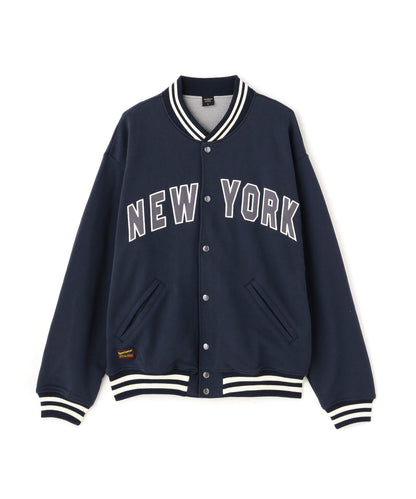 【＆DEPOT限定】SWEAT STADIUM JACKET 'AVIREX NYC' / 棉質體育場夾克 'AVIREX NYC' / スウェット スタジアム ジャケット