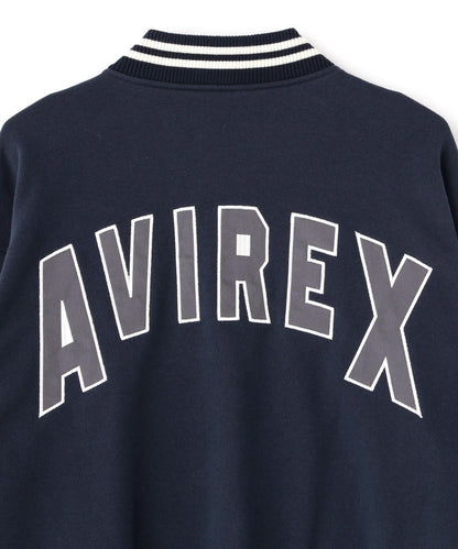 【＆DEPOT限定】SWEAT STADIUM JACKET 'AVIREX NYC' / 棉質體育場夾克 'AVIREX NYC' / スウェット スタジアム ジャケット