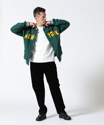 【＆DEPOT限定】SWEAT STADIUM JACKET 'AVIREX NYC' / 棉質體育場夾克 'AVIREX NYC' / スウェット スタジアム ジャケット