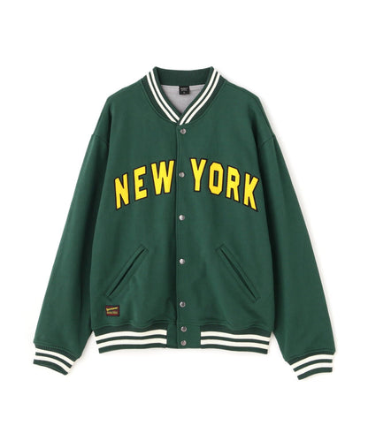 【＆DEPOT限定】SWEAT STADIUM JACKET 'AVIREX NYC' / 棉質體育場夾克 'AVIREX NYC' / スウェット スタジアム ジャケット