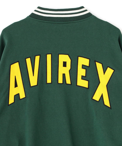 【＆DEPOT限定】SWEAT STADIUM JACKET 'AVIREX NYC' / 棉質體育場夾克 'AVIREX NYC' / スウェット スタジアム ジャケット