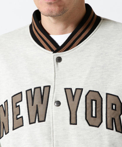 【＆DEPOT限定】SWEAT STADIUM JACKET 'AVIREX NYC' / 棉質體育場夾克 'AVIREX NYC' / スウェット スタジアム ジャケット