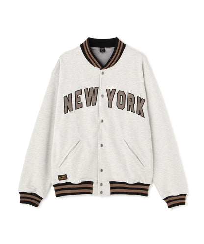 【＆DEPOT限定】SWEAT STADIUM JACKET 'AVIREX NYC' / 棉質體育場夾克 'AVIREX NYC' / スウェット スタジアム ジャケット