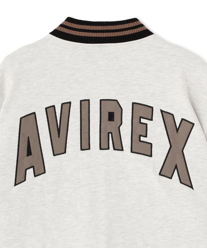【＆DEPOT限定】SWEAT STADIUM JACKET 'AVIREX NYC' / 棉質體育場夾克 'AVIREX NYC' / スウェット スタジアム ジャケット