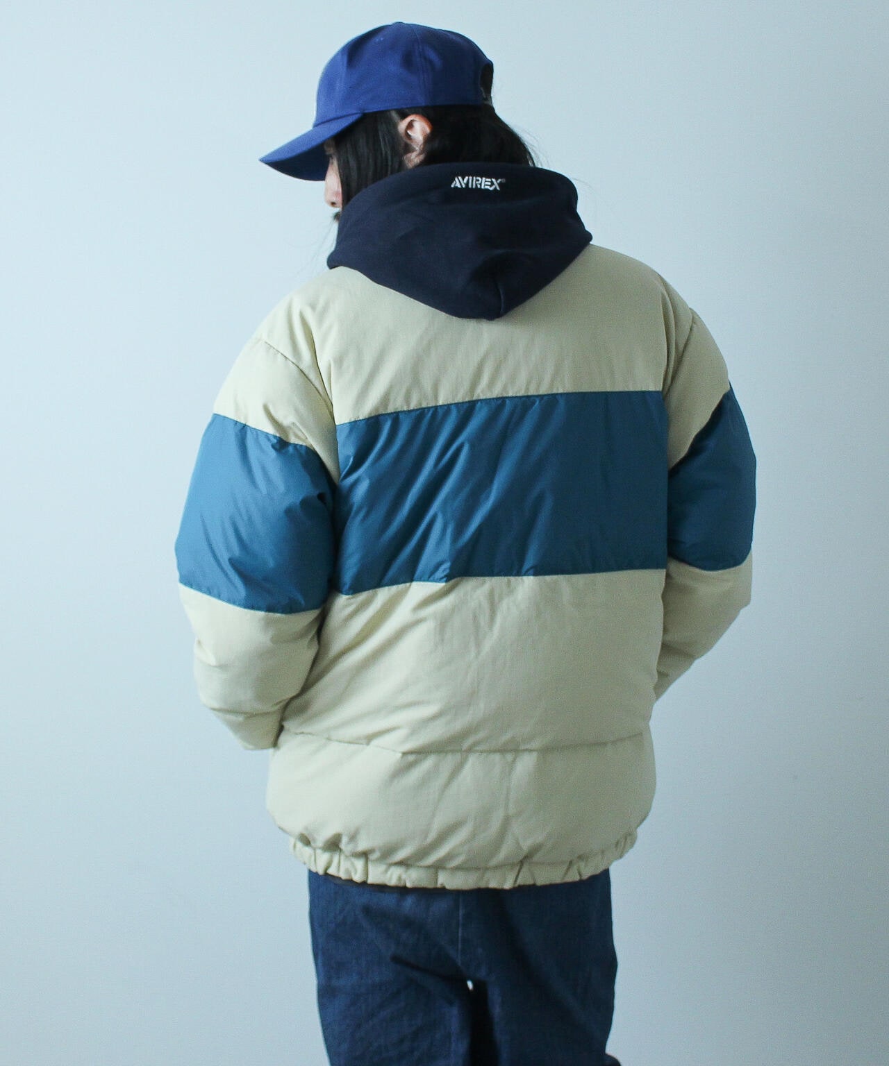 《&DEPOT限定》REVERSIBLE 2TONE DOWN JACKET