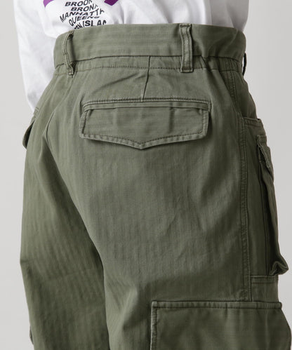 《AVIREX × EXPANSION》STRETCH BUSH CARGO PANTS / 伸縮布什口袋褲