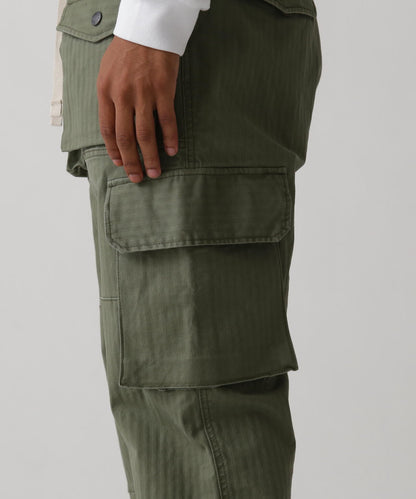 《AVIREX × EXPANSION》STRETCH BUSH CARGO PANTS / 伸縮布什口袋褲