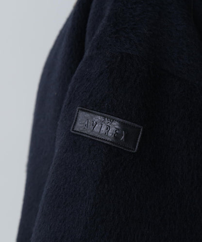 SLIVER KNIT LONG COAT/銀色針織長款大衣