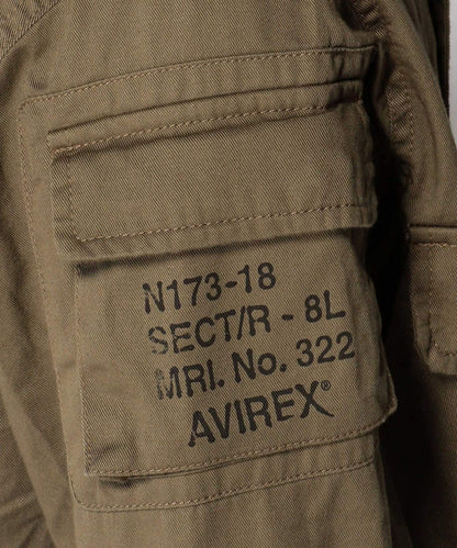 AVIREX/阿維雷克斯/FATIGUE KHAKI SHIRT/長袖迷彩卡其色襯衫