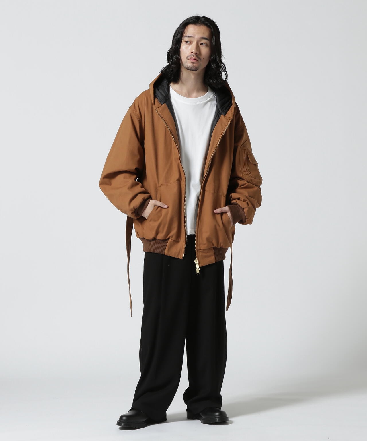 Sasquatchfabrix./Sasquatchfabrix PUFF WORK HOODIE “BIGNESS"