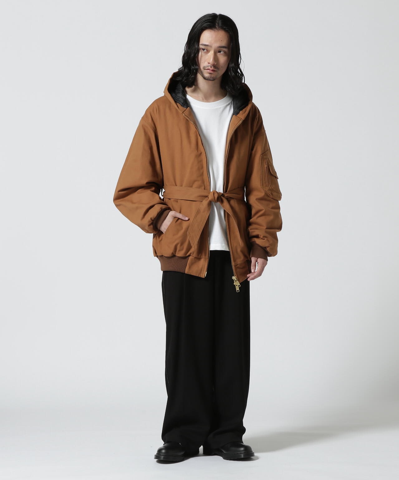 Sasquatchfabrix./Sasquatchfabrix PUFF WORK HOODIE “BIGNESS"