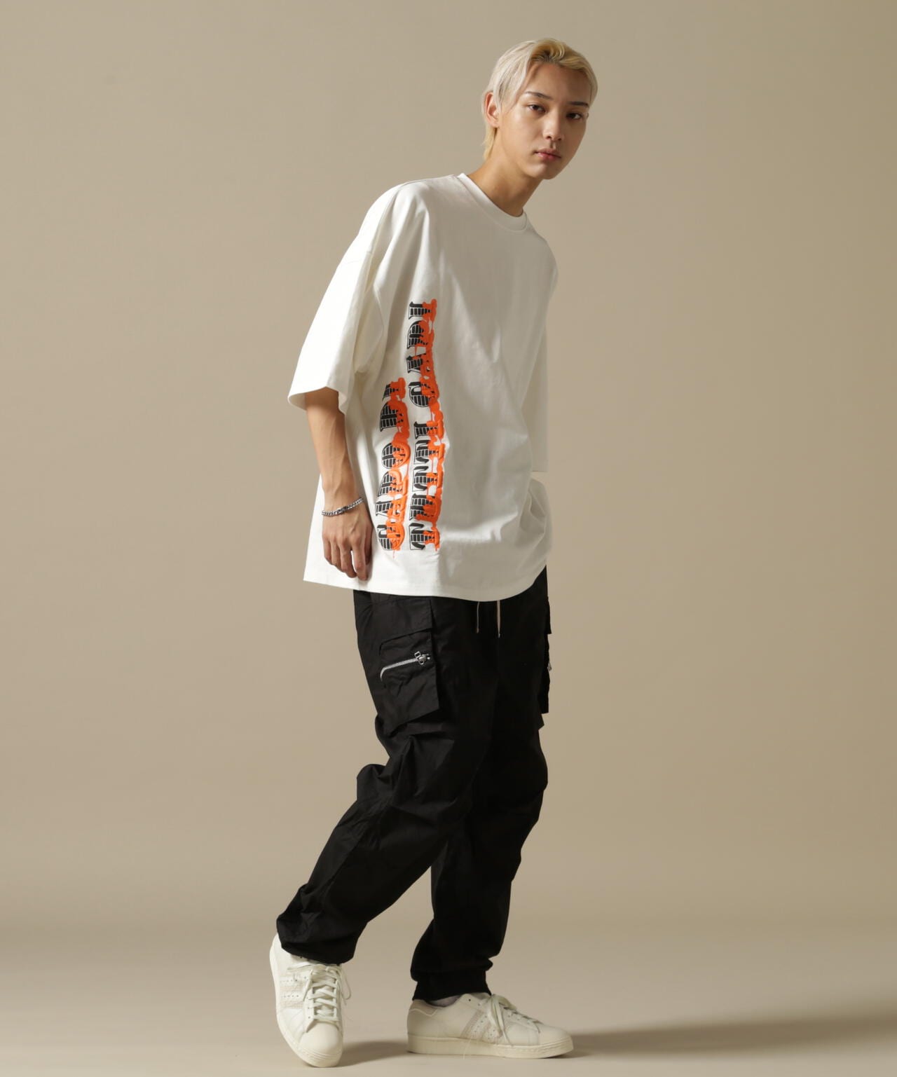 DankeSchon/PREMIUM PAPER COATING CARGO PANTS