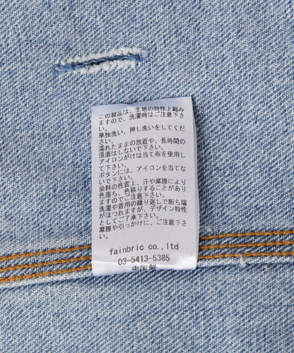 WHITELAND/白色土地/OVER SIZE 牛仔襯衫