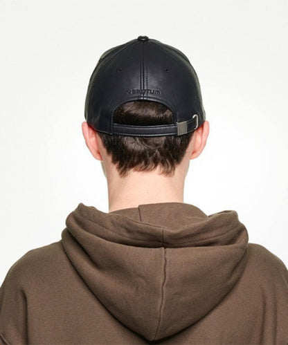VERUTUM/維爾塔姆/Trident Cap 黑色皮革