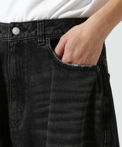 WHITELAND/白地/WIDE DENIM/寬鬆牛仔褲